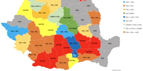 harta alegeri parlamentare blog sultanescu analiza SNSPA