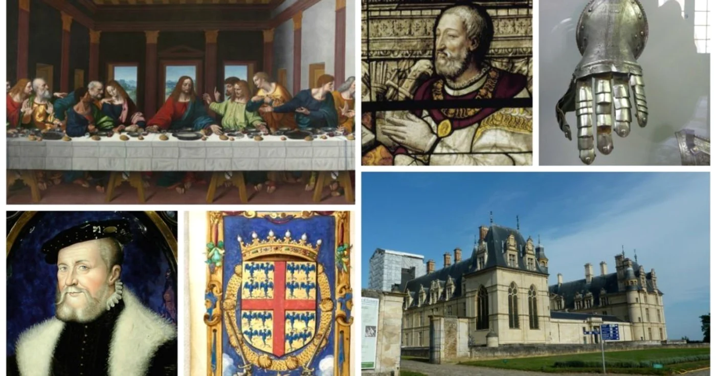 Regele Francisc I şi conetabilul Anne de Montmorency