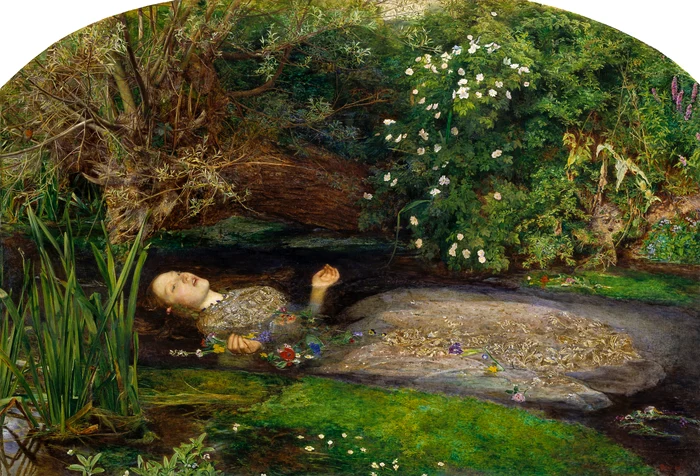 Elizabeth Sidal este „Ophelia“ lui John Everett Millais. FOTO: Wikipedia