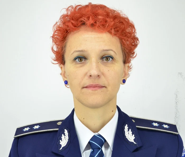 Tincuţa Dumuţa este comisar de poliţie FOTO Arhiva personală