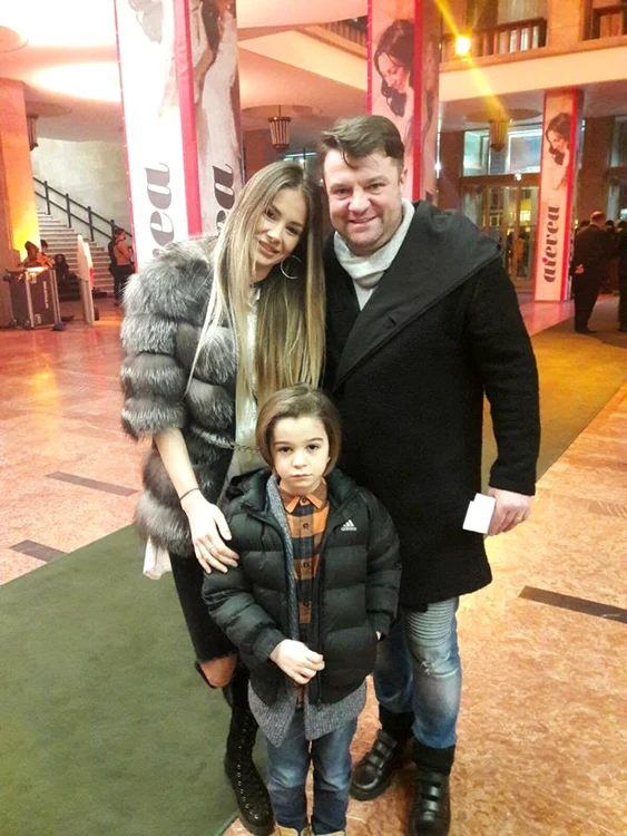 Grațiela și Andrei Duban, alături de fiul lor, Armin