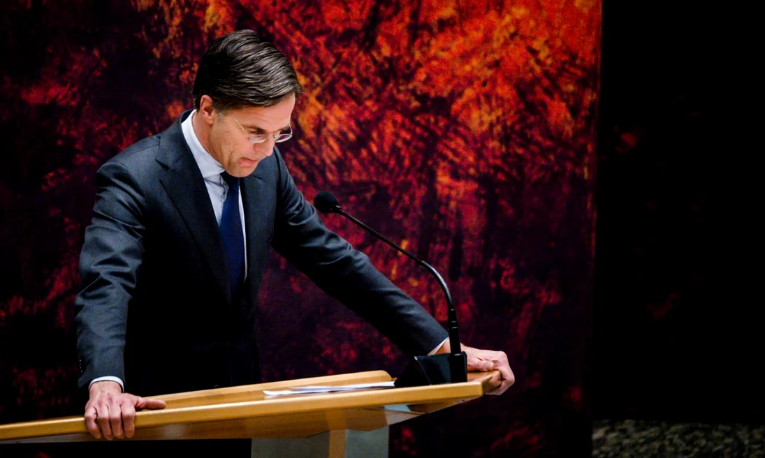 Mark Rutte spune că Rusia nu poate decide dacă Occidentul trimite trupe în Ucraina FOTO: EPA EFE