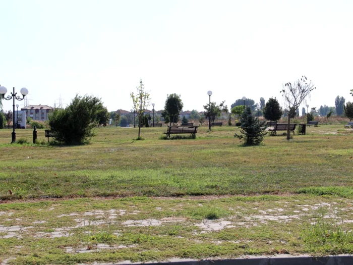 Parc construit în câmp, la Brăila FOTO: Obiectiv Vocea Brăilei