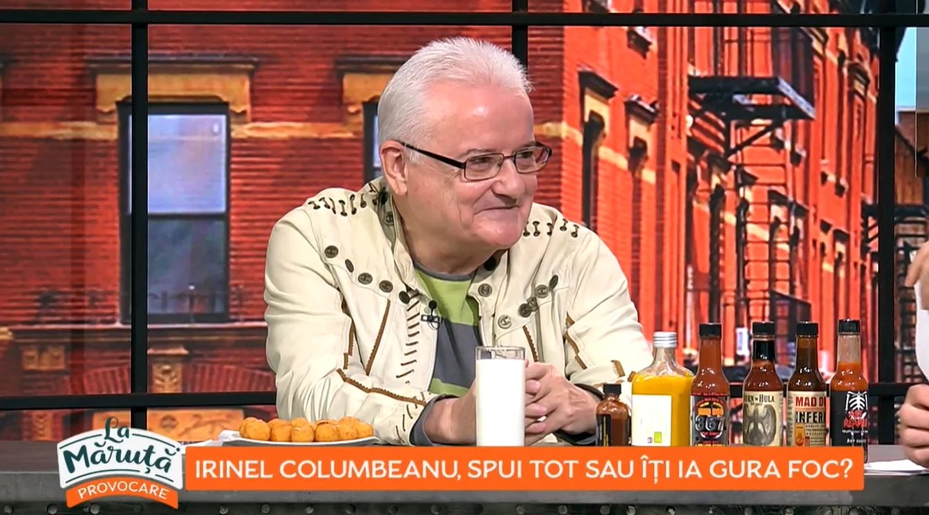 
    Irinel Columbeanu, invitat în emisiunea lui Cătălin Măruțăfoto: PRO TV  