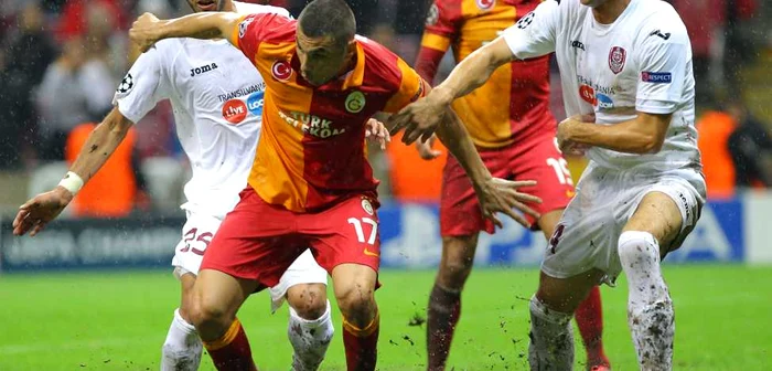 CFR Cluj a remizat în meciul cu Galatasaray, în deplasare. FOTO Mediafax