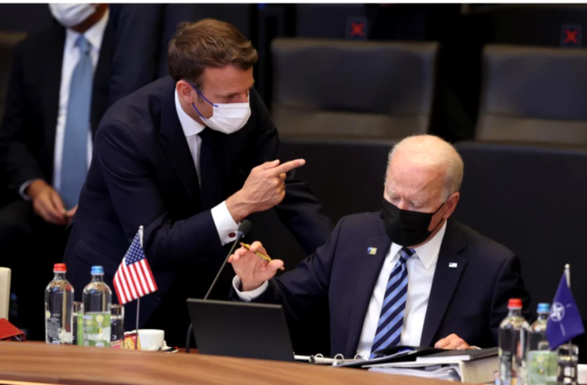Preşedinţi Franţei şi Americii. FOTO The New Arab.