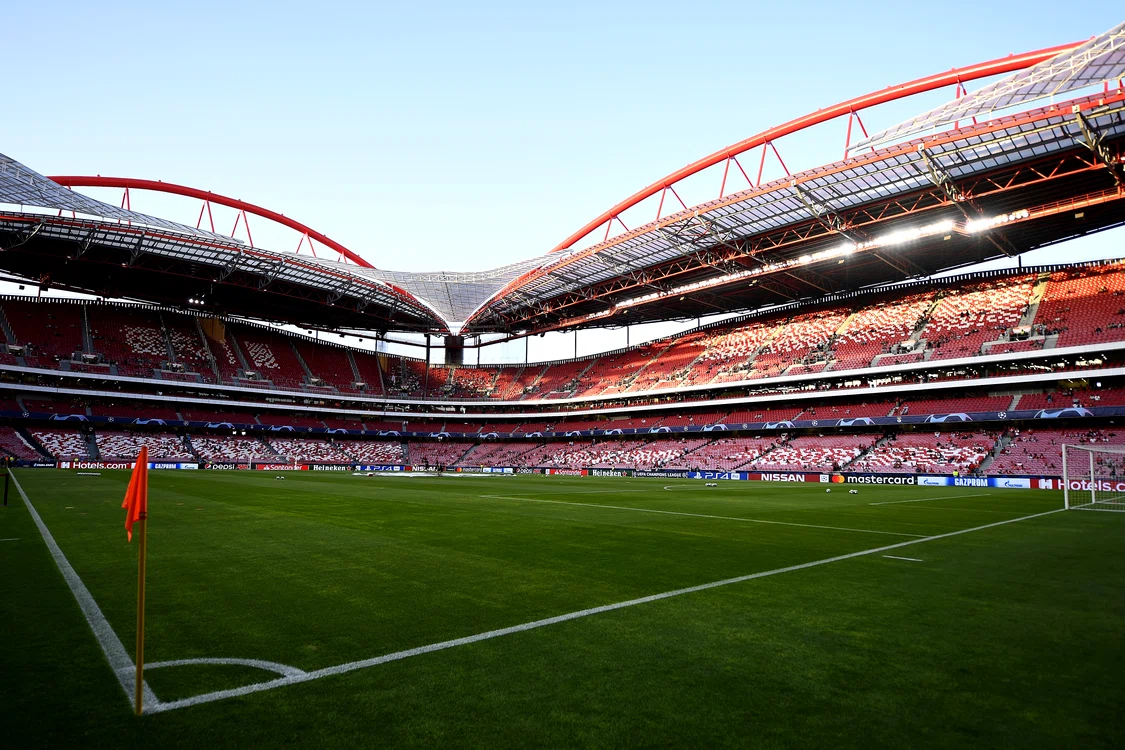 Stadionul lui Benfica, Da Luz, ar putea găzdui finala ediției 2019/2020 a Ligii Campionilor la fotbalFoto: Guliver / GettyImages