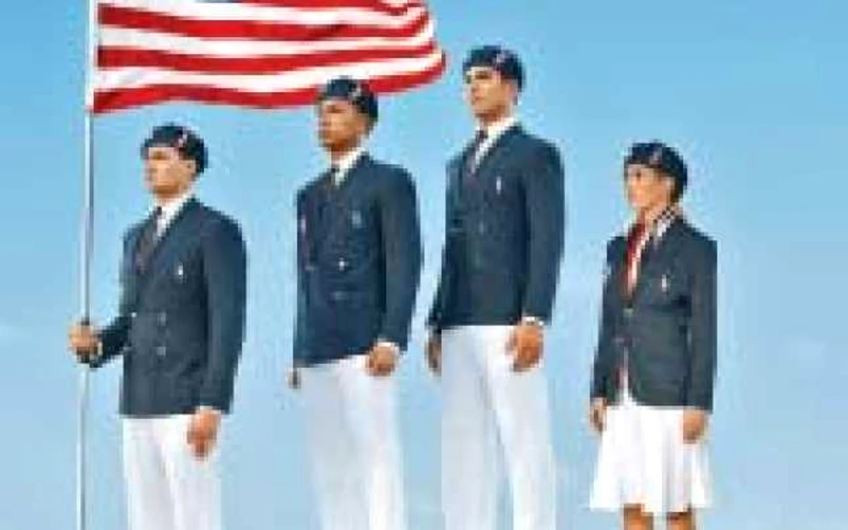 Colecţia made in China a lui Ralph Lauren pentru delegaţia americană  p Foto: splash news
