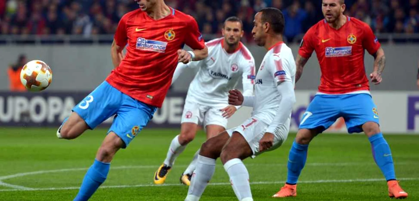 Imagine din meciul FCSB - Hapoel Beer Sheva FOTO Sportpictures.eu