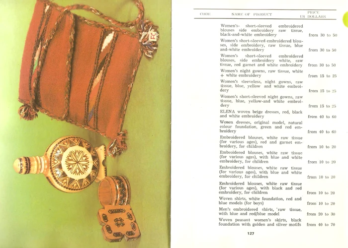 Catalog cu recomandari de prețuri de vânzare în magazin FOTO Arhivă
