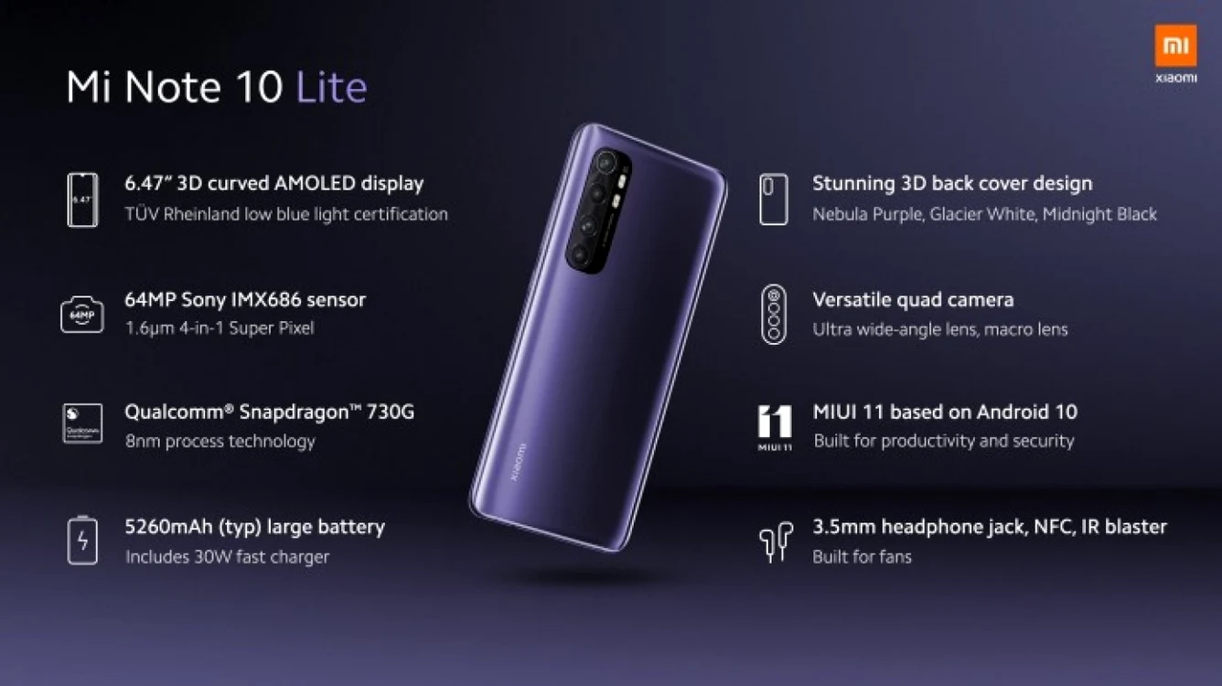 Xiaomi Mi Note 10 Lite