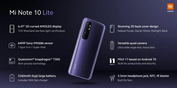 Xiaomi Mi Note 10 Lite