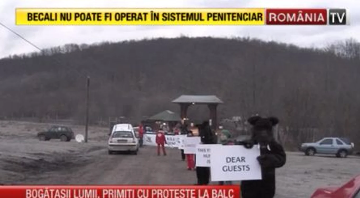Proteste la Balc împotriva vânătorii organizate de Ion Ţiriac