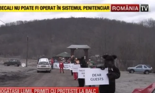 Proteste la Balc împotriva vânătorii organizate de Ion Ţiriac jpeg