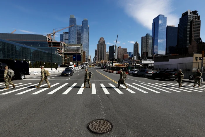 Garda Naţională din New York  martie 2020 FOTO EPA-EFE