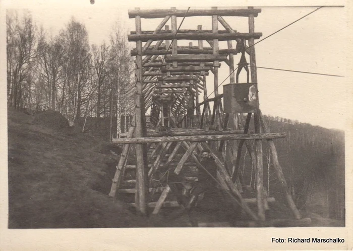 Funicaular anii 1950. Foto: Richard Marschalko