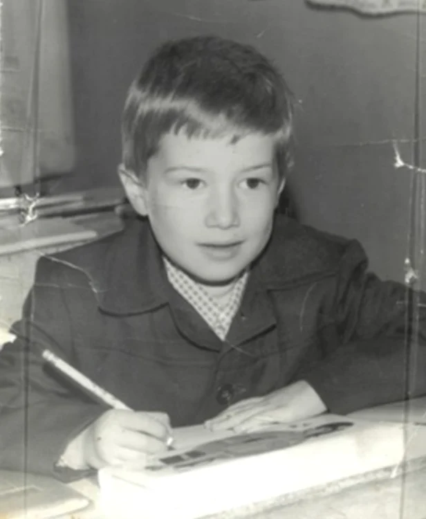 Mihai Bendeac, în școala generală