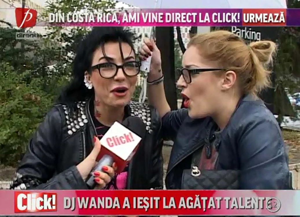 Tânăra a făcut o demonstraţie alături de Dj Wanda
