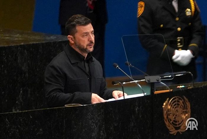 Președintele Volodimir Zelesnki, la ONU/FOTO:X