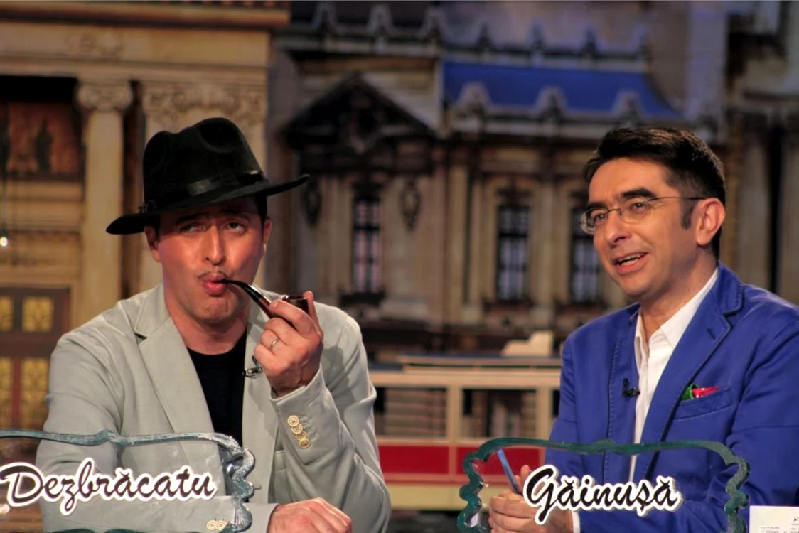Codruţ Kegheş (în stânga) şi Mihai Găinuşă Foto: Prima TV