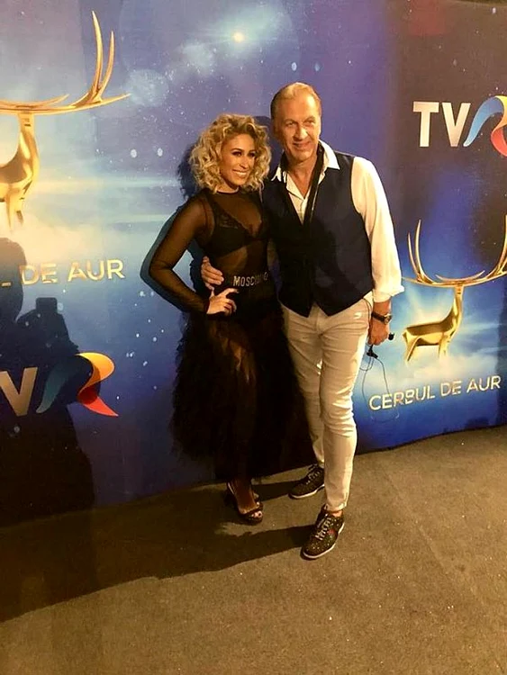 Flaviu Teodosiu alături de fiica cea mare, pe nume Linda 