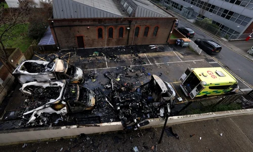 Atac antisemit asupra unor ambulanțe la Londra FOTO EPA EFE jpg