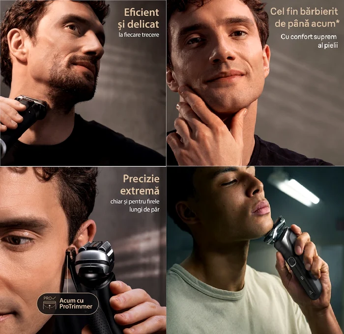 Cadouri de Crăciun pentru bărbați: top aparate de ras, geluri și after shave Colaj eMAG