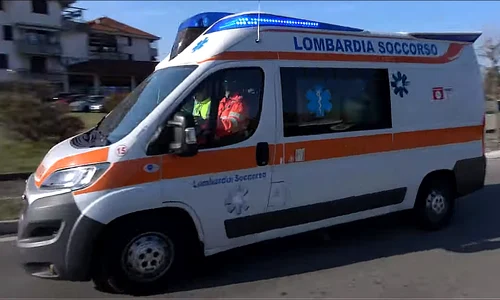 Ambulanță AREU Lombardia Foto Captură youtube jpg