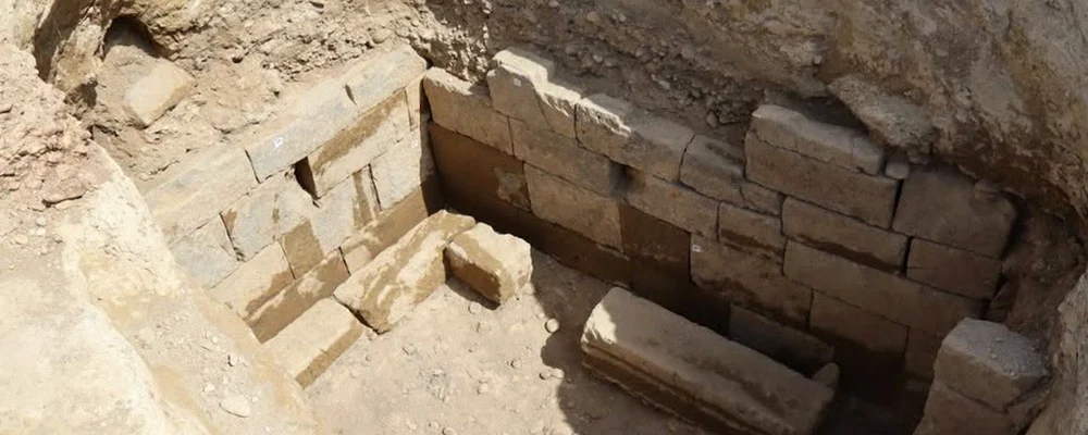 Mormântul etrusc descoperit la Vulci 