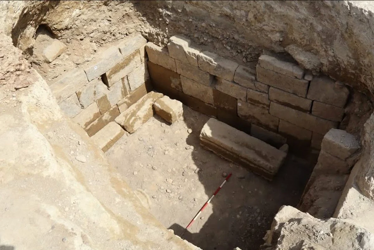 Mormântul etrusc descoperit la Vulci