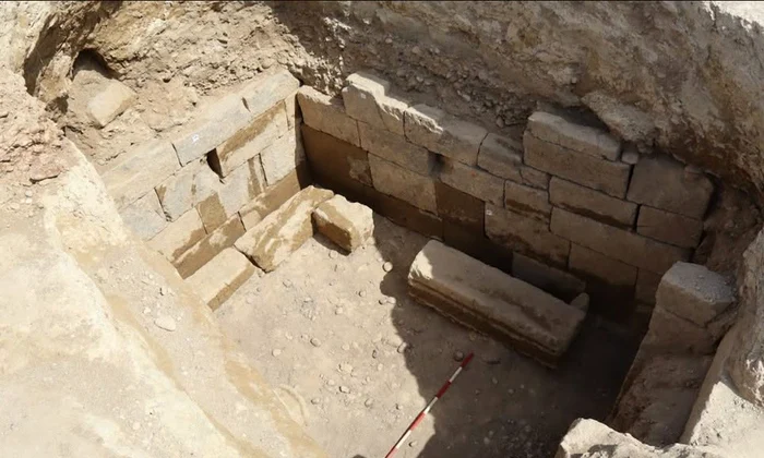 Mormântul etrusc descoperit la Vulci