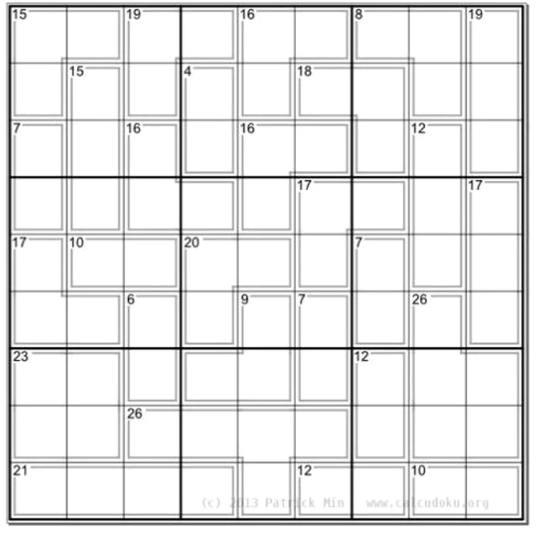 Killer Sudoku Cele mai grele jocuri din lume