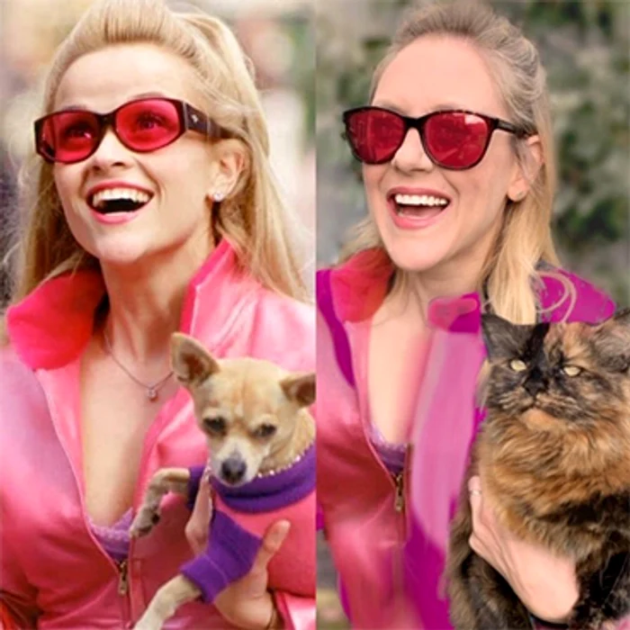 Reese Witherspoon, în ”Blonda de la Drept” versus Rebecca Rickman-Jenkins, clona actriţei