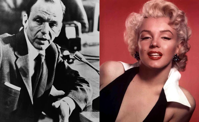 frank sinatra si marilyn monroe foto colaj