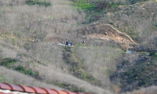 Locul în care s a prăbuşit elicopterul lui Kobe Bryant jpeg