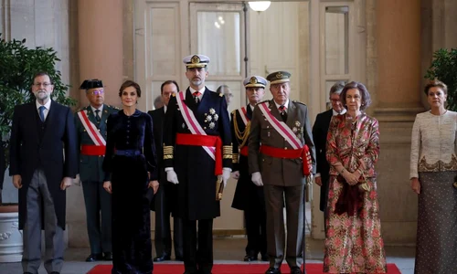 Spanish Royals Celebrate New Year's Military Parade 2018 jpeg
