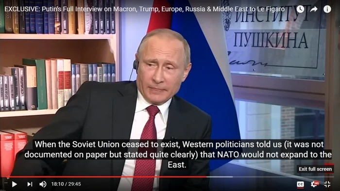 Vladimir Putin captura Youtube