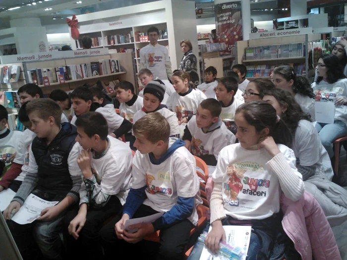 Copiii din programul „Juniori în afaceri“ - Constanţa FOTO Andrei Şeitan