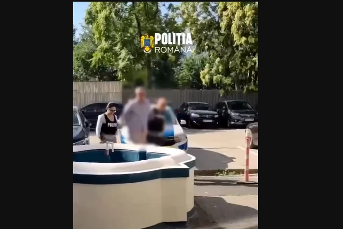Bărbat cu funcție de conducere într-o instituție publică, reținut. FOTO: Poliția Română 