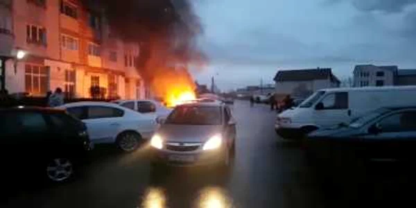 incendiu auto