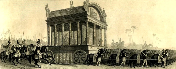 1200px mid nineteenth century reconstruction of alexanders catafalque based on the description by diodorus jpg jpeg