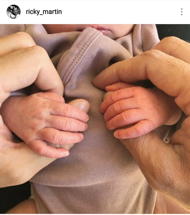 Ricky Martin ne-a prezentat-o pe micuța Lucia
