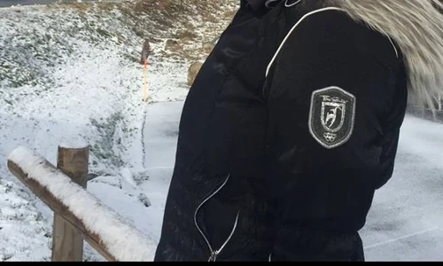 Valentina se află la munte, în Franţa jpeg