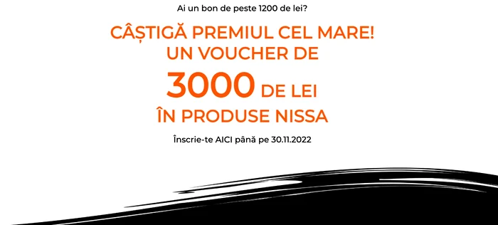 Fii chiar tu câștigătoarea unui voucher de 3.000 de lei