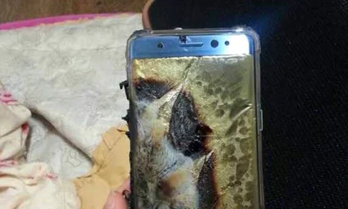 Aşa arată un Samsung Galaxy Note 7 care a explodat jpeg