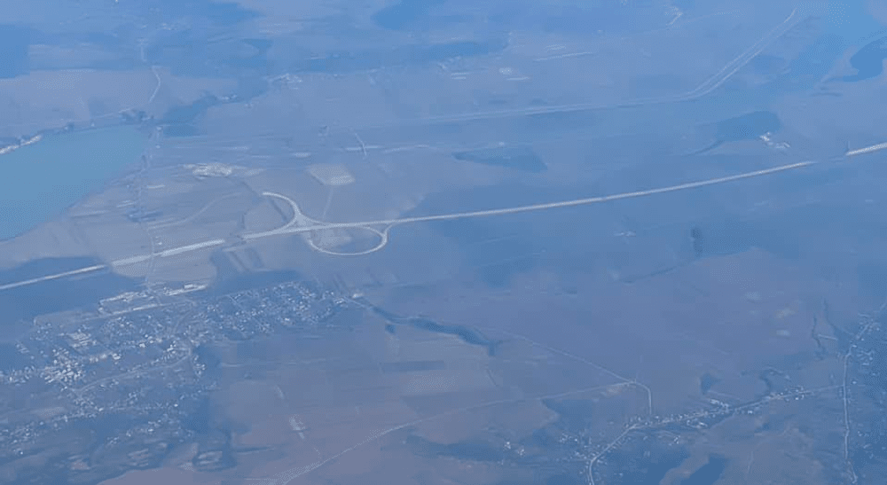 Imagini din avion cu Autostrada Moldovei: care-i termenul de finalizare a șoselei de mare viteză