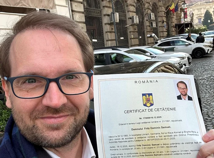 Dominic Fritz, președintele USR FOTO: Facebook