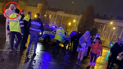 Culiță a fost adus de polițiști la locul faptei
