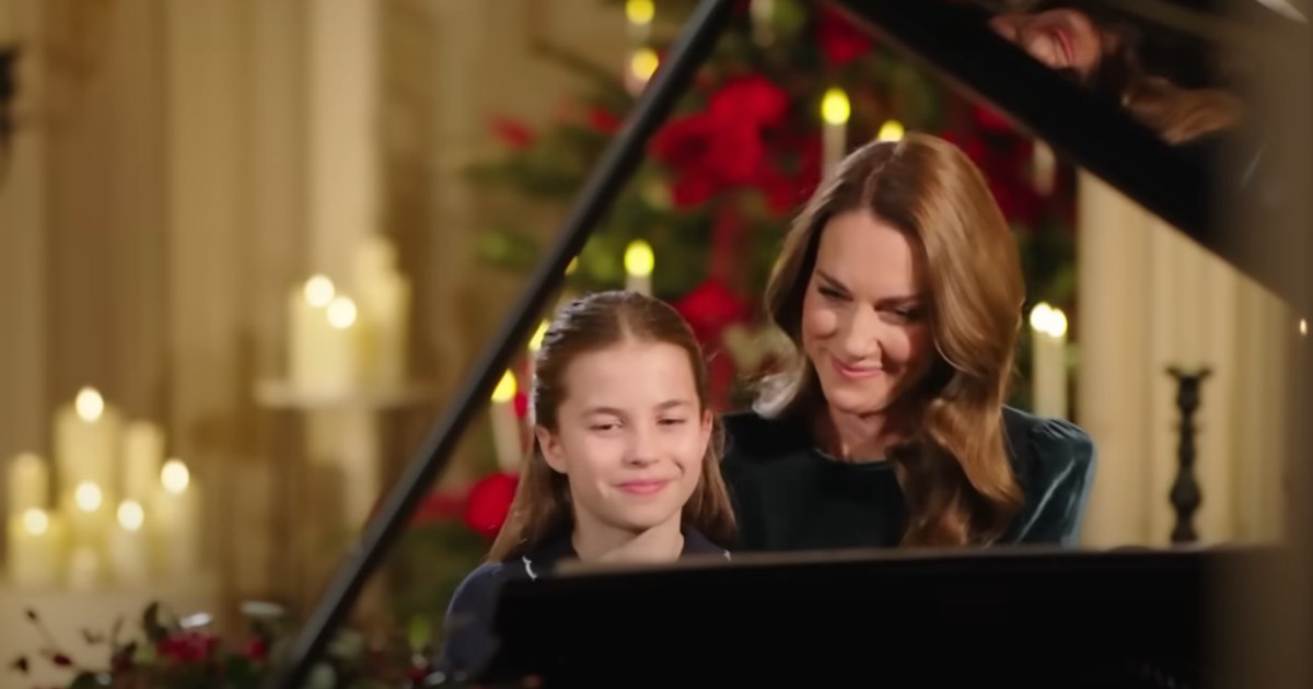 Catherine și prințesa Charlotte, duet la Crăciun