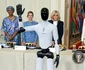 Melania Trump, însoțită de un robot umanoid FOTO AFP